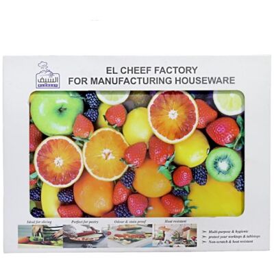 لوح تقطيع من الزجاج للمطبخ