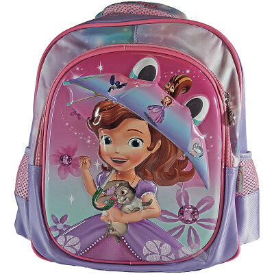 شنطة ظهر مدرسية MOMOLLY ثلاثية الابعاد مقاس صغير حضانات رسمة صوفيا SOFIA