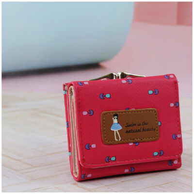 بوك و محفظة سويتي جيرل فوشيا